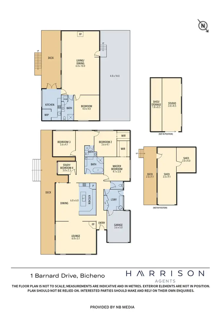 Floorplan of Homely house listing, 1 Barnard Drive, Bicheno TAS 7215