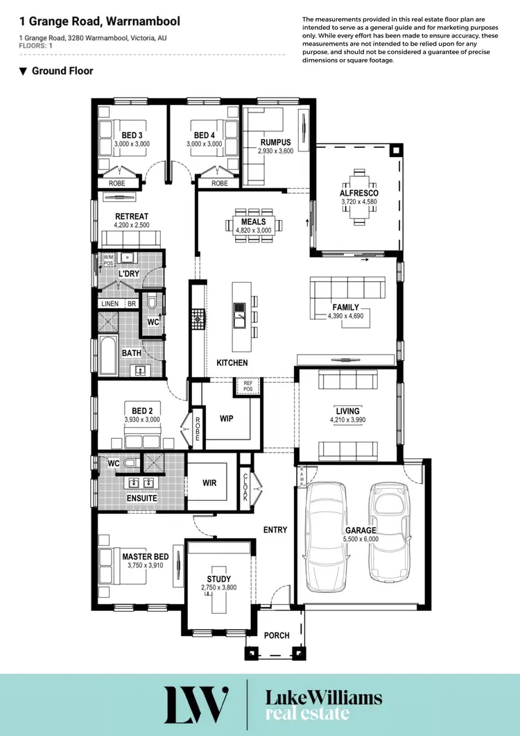 Floorplan of Homely house listing, 1 Grange Road, Warrnambool VIC 3280