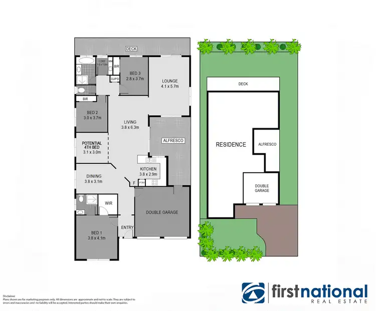 Floorplan of Homely house listing, 3 Popran Way, Blue Haven NSW 2262