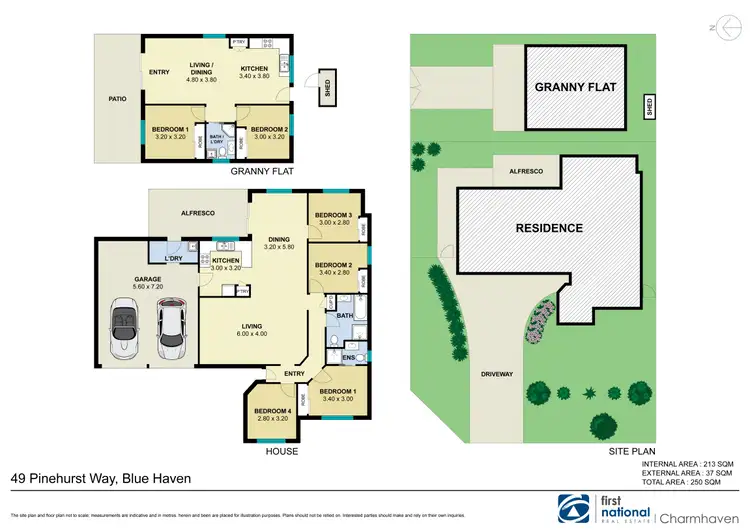 Floorplan of Homely house listing, 49 Pinehurst Way, Blue Haven NSW 2262