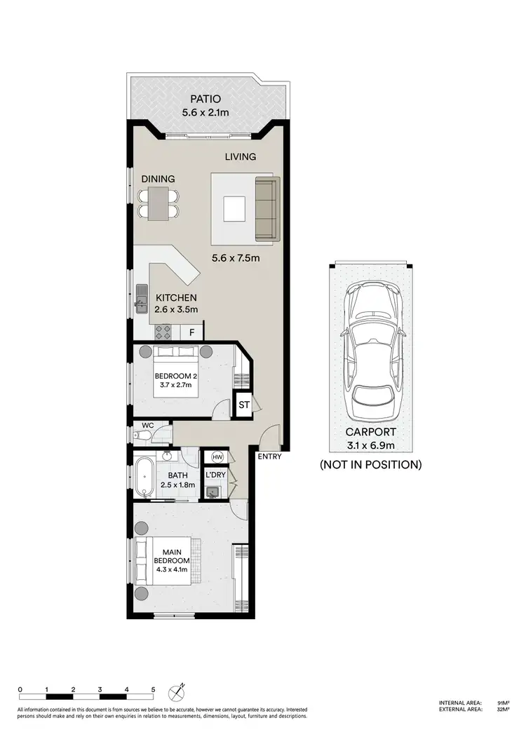 Floorplan of Homely unit listing, 1/21 Gregory Street, North Ward QLD 4810