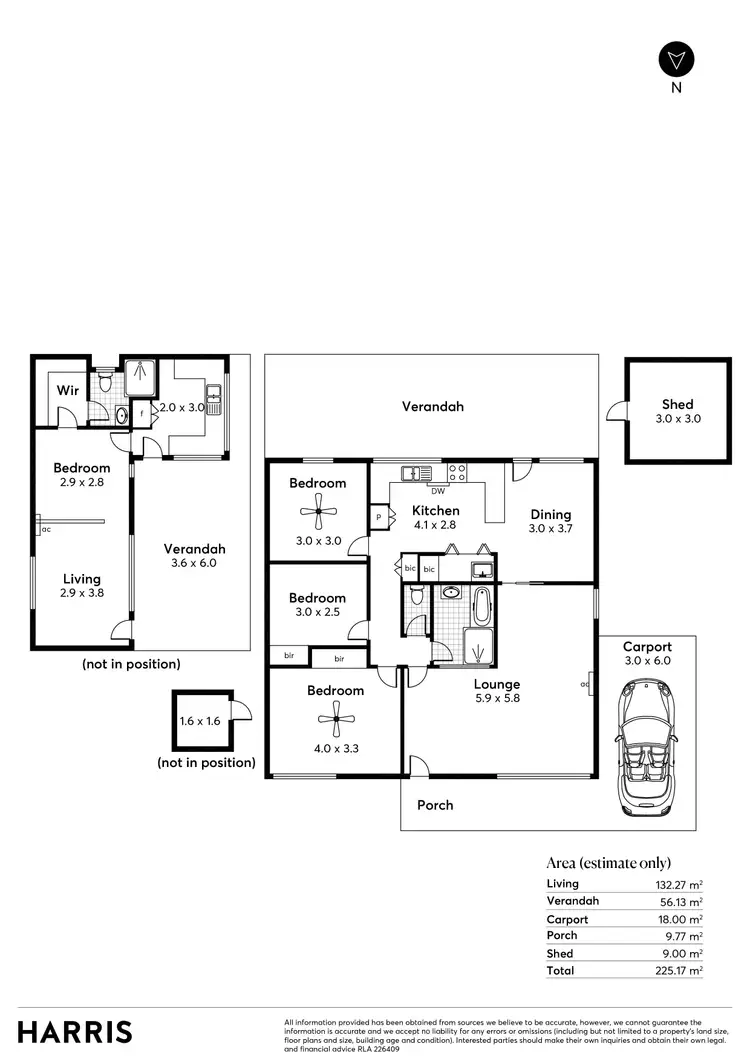 Floorplan of Homely house listing, 4 Jersey Road, Happy Valley SA 5159