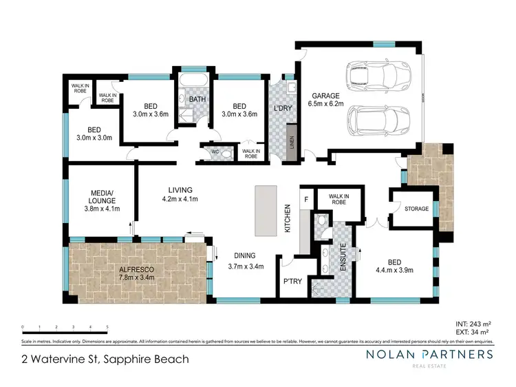 Floorplan of Homely house listing, 2 Water Vine Street, Sapphire Beach NSW 2450