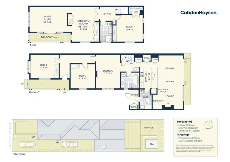 Floorplan of Homely house listing, 14 Undine Street, Russell Lea NSW 2046