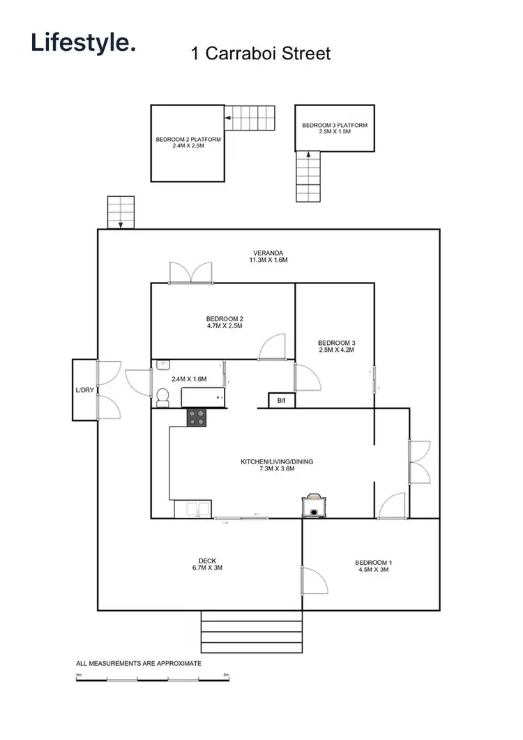 Floorplan of Homely house listing, 1 Carraboi Street, Wooli NSW 2462