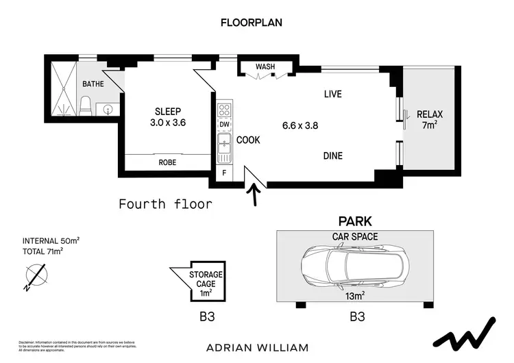 Floorplan of Homely apartment listing, 407/364 Canterbury Road, Canterbury NSW 2193