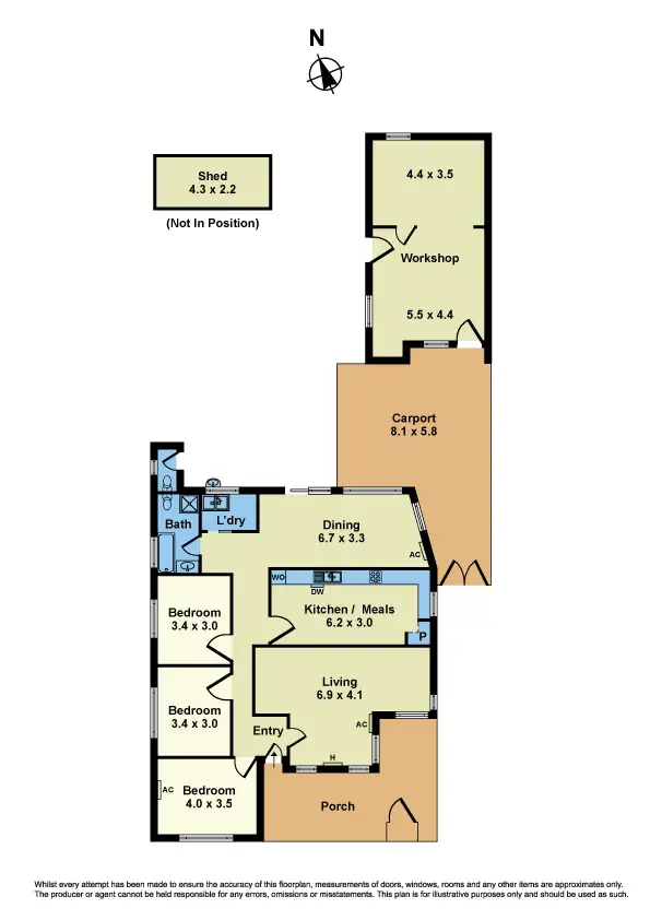 Floorplan of Homely house listing, 10 Joan Street, Sunshine West VIC 3020