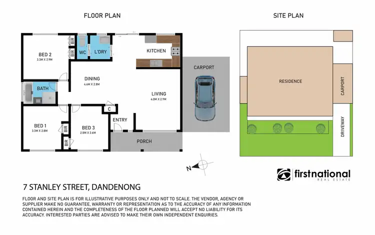 Floorplan of Homely house listing, 7 Stanley Street, Dandenong VIC 3175