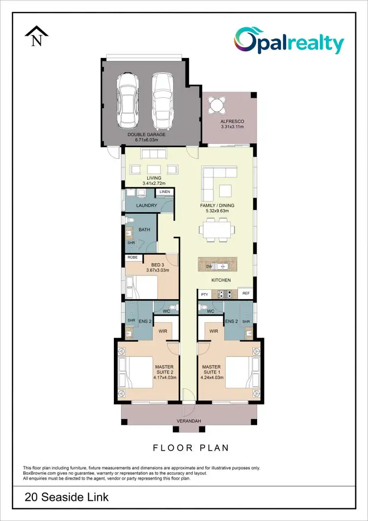 Floorplan of Homely house listing, 20 Seaside Link, Singleton WA 6175