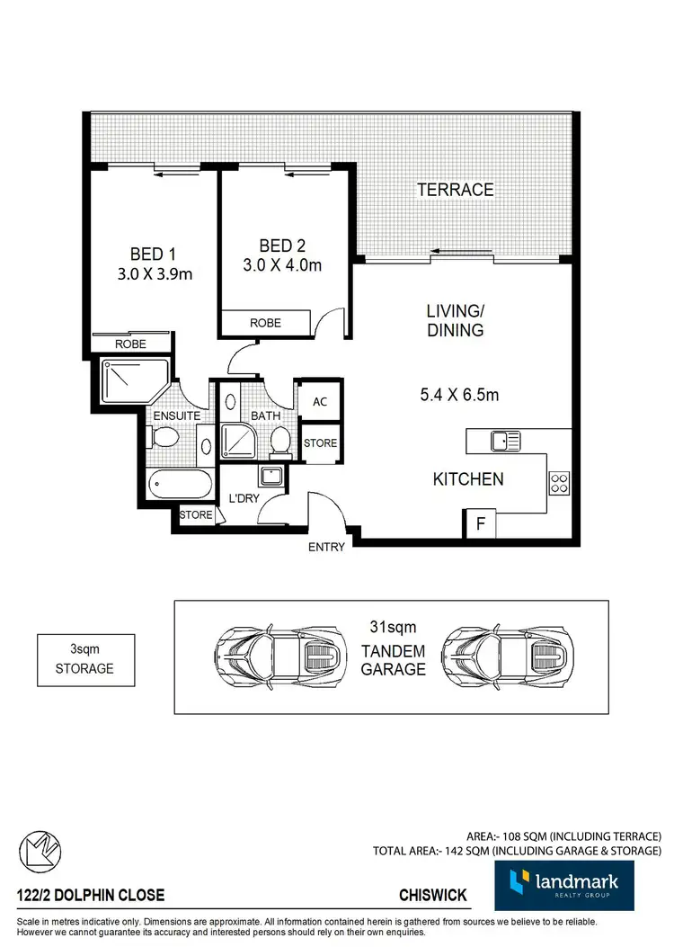 Floorplan of Homely apartment listing, 122/2 Dolphin Close, Chiswick NSW 2046