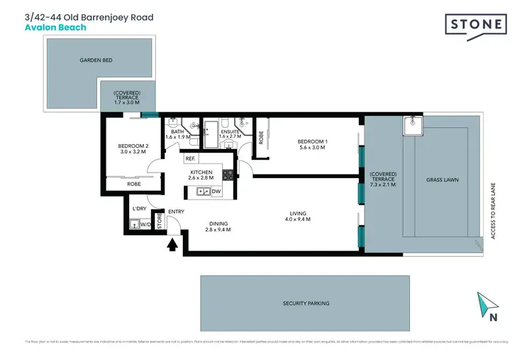 Floorplan of Homely apartment listing, 3/42-44 Old Barrenjoey Road, Avalon Beach NSW 2107