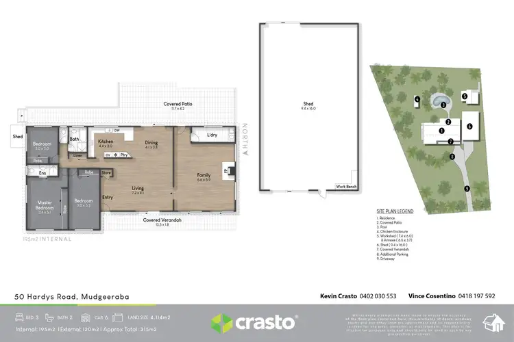 Floorplan of Homely house listing, 50 Hardys Road, Mudgeeraba QLD 4213