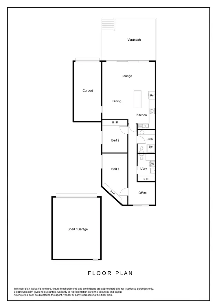 Floorplan of Homely house listing, 2/77 Esplanade, Coffin Bay SA 5607
