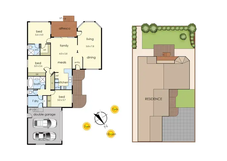 Floorplan of Homely unit listing, 22a George Street, Frankston VIC 3199