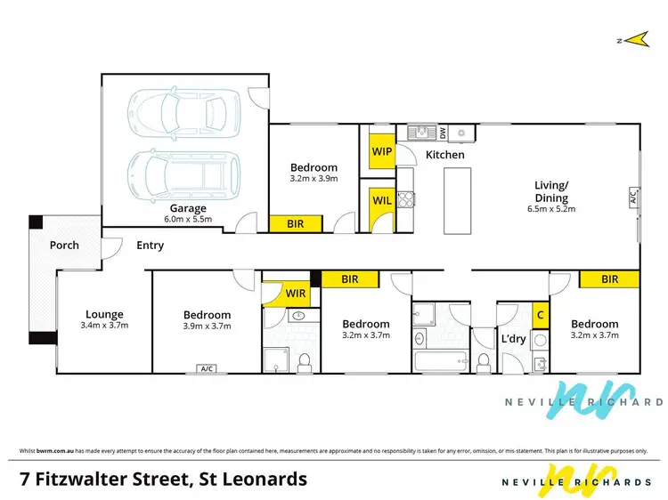Floorplan of Homely house listing, 7 Fitzwalter Street, St Leonards VIC 3223