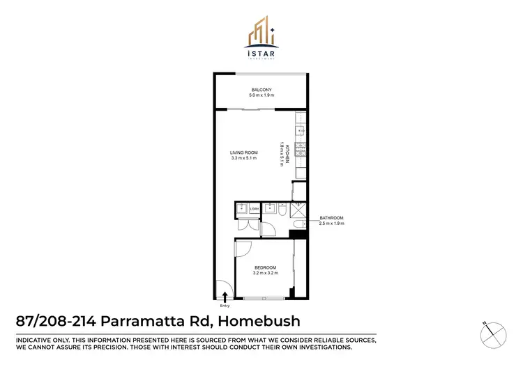 Floorplan of Homely apartment listing, 87/208 Parramatta Road, Homebush NSW 2140