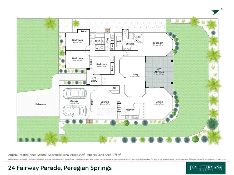 Floorplan of Homely house listing, 24 Fairway Parade, Peregian Springs QLD 4573