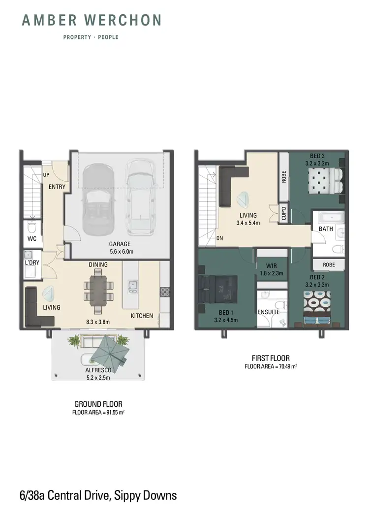 Floorplan of Homely townhouse listing, 6/38A Central Drive, Sippy Downs QLD 4556