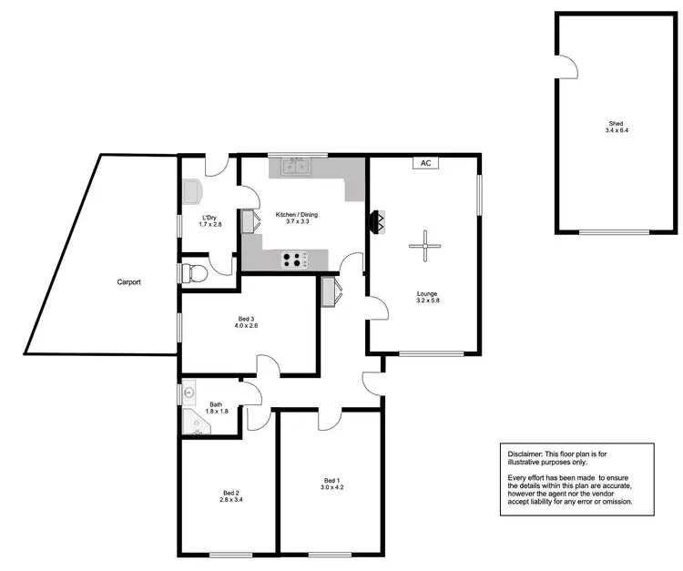 Floorplan of Homely house listing, 127 Verran Terrace, Port Lincoln SA 5606