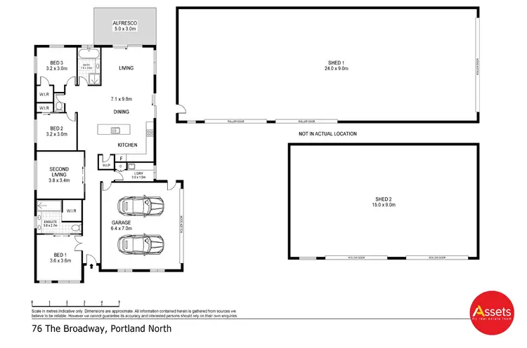 Floorplan of Homely rural property listing, 76 The Broadway, Portland VIC 3305