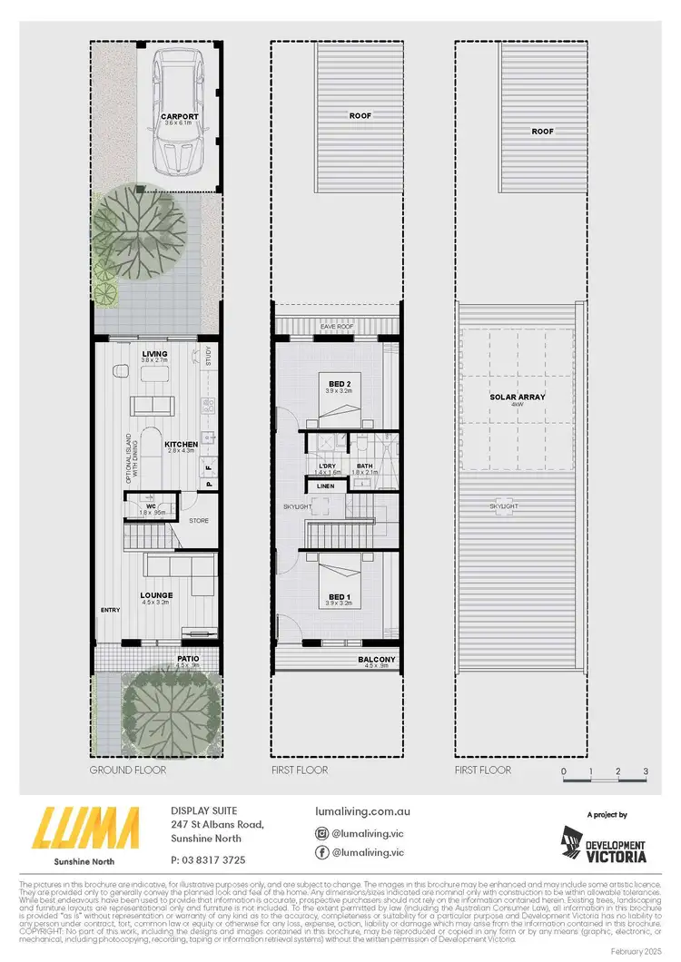 Floorplan of Homely townhouse listing, Lot 313/247 St Albans Road, Sunshine North VIC 3020