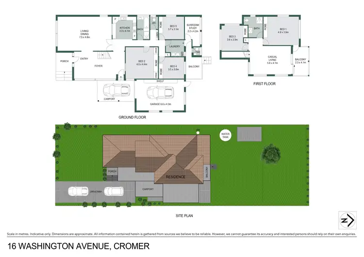Floorplan of Homely house listing, 16 Washington Avenue, Cromer NSW 2099