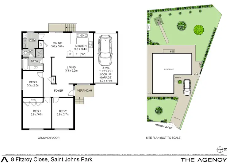 Floorplan of Homely house listing, 8 Fitzroy Close, St Johns Park NSW 2176