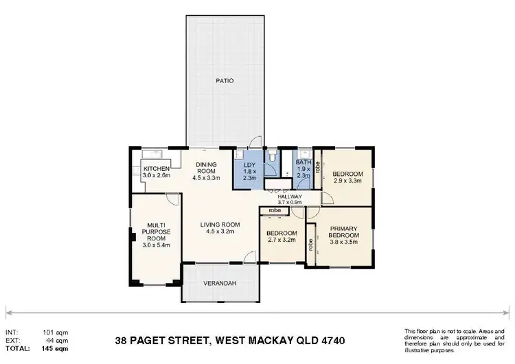 Floorplan of Homely house listing, 38 Paget Street, West Mackay QLD 4740