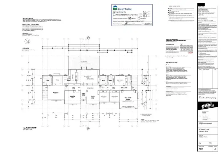 Floorplan of Homely house listing, 20 Megan Court, Waldara VIC 3678