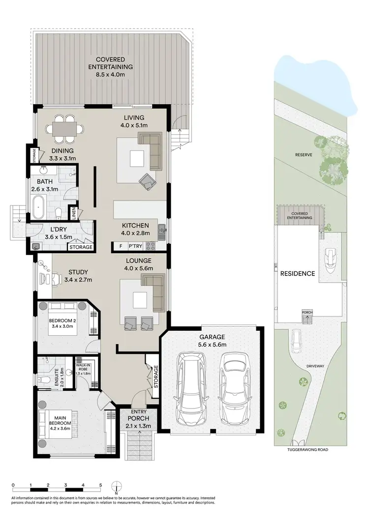 Floorplan of Homely house listing, 282 Tuggerawong Road, Tuggerawong NSW 2259