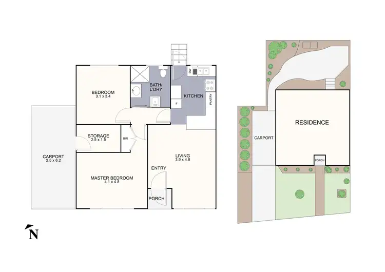 Floorplan of Homely unit listing, 1/10-12 Ray Street, Croydon VIC 3136