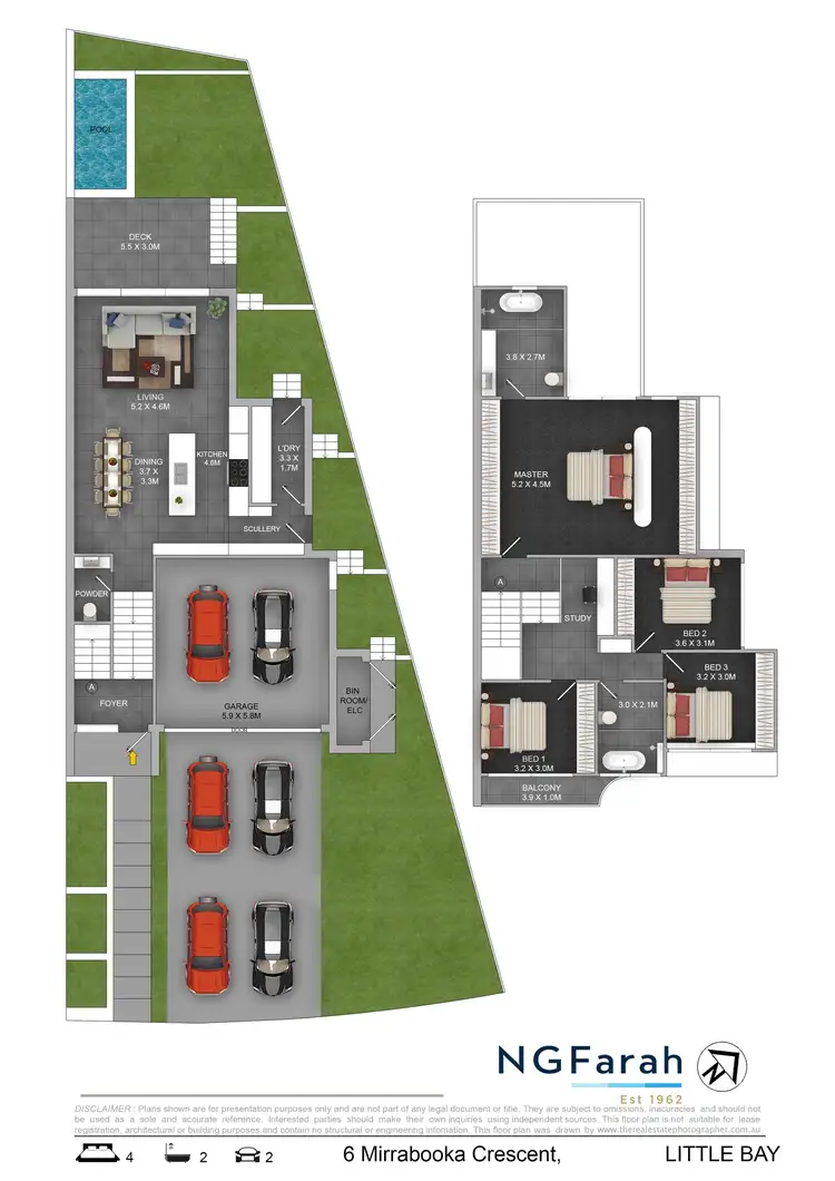 Floorplan of Homely house listing, 6 Mirrabooka Crescent, Little Bay NSW 2036