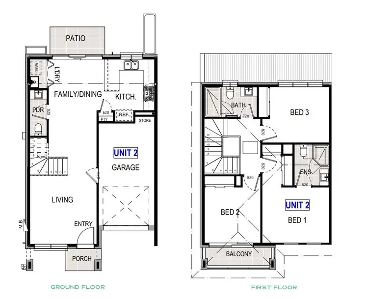Floorplan of Homely townhouse listing, Address available on request