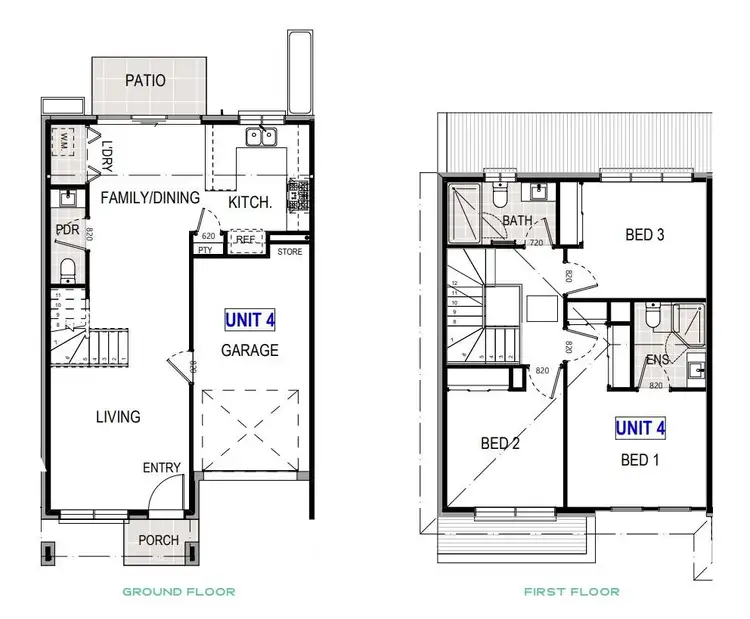 Floorplan of Homely townhouse listing, Address available on request