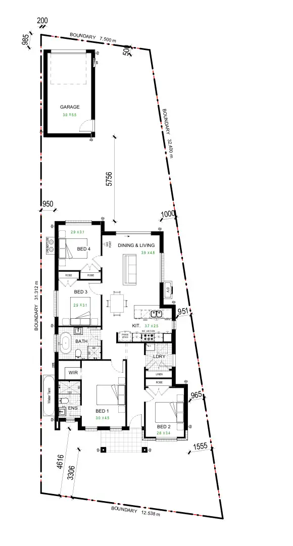 Floorplan of Homely house listing, Address available on request