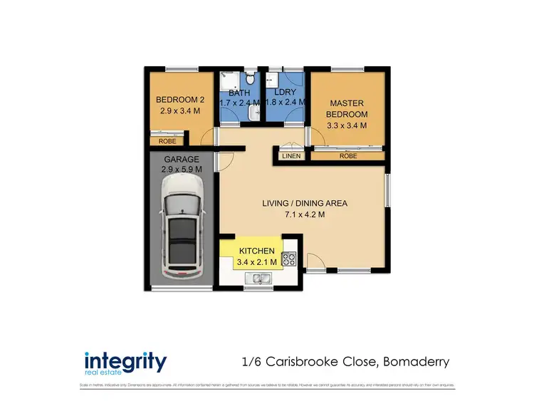 Floorplan of Homely villa listing, 1/6 Carisbrooke Close, Bomaderry NSW 2541