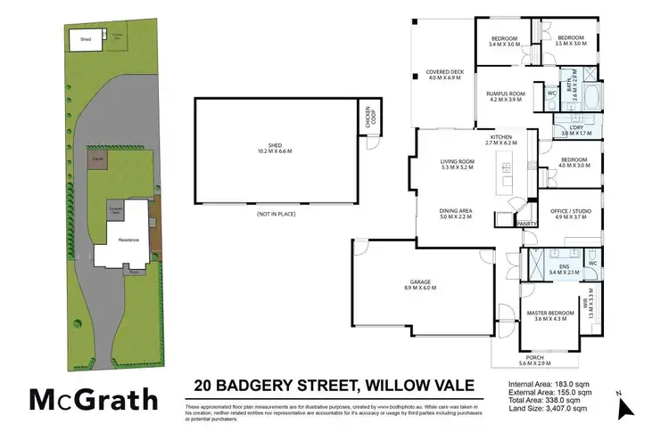 Floorplan of Homely house listing, 20 Badgery Street, Willow Vale NSW 2575