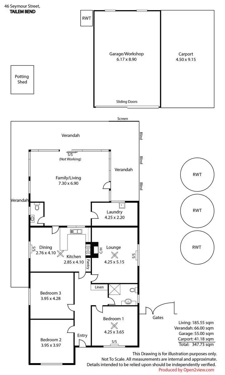 Floorplan of Homely house listing, 46 Seymour Street, Tailem Bend SA 5260