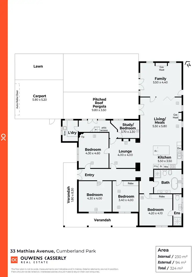 Floorplan of Homely house listing, 33 Mathias Avenue, Cumberland Park SA 5041