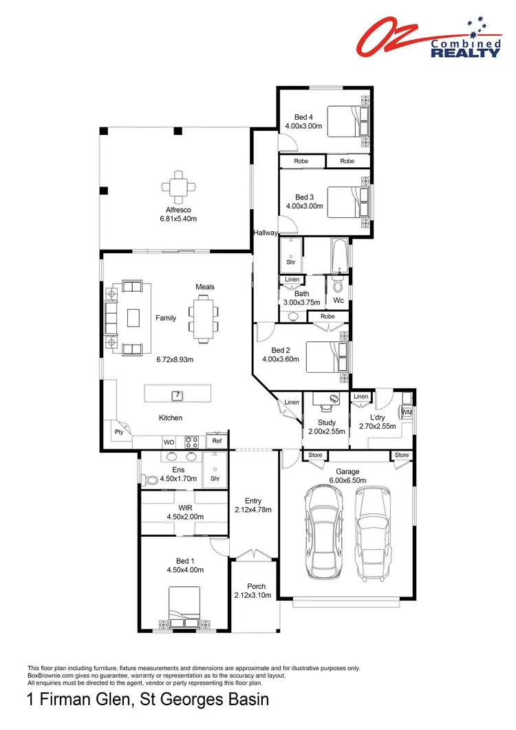 Floorplan of Homely house listing, 1 Firman Glen, St Georges Basin NSW 2540
