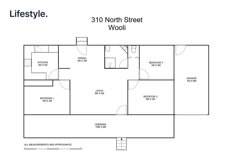 Floorplan of Homely house listing, 310 North Street, Wooli NSW 2462