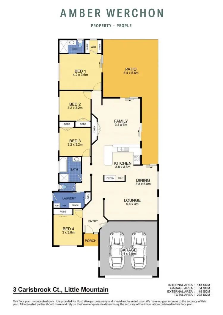 Floorplan of Homely house listing, 3 Carisbrook Court, Little Mountain QLD 4551