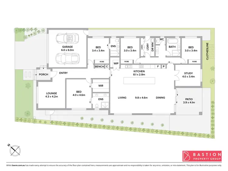 Floorplan of Homely house listing, 32 McGlashan Street, Taylor ACT 2913