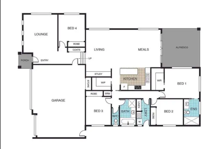 Floorplan of Homely house listing, 8 Dorrie Crescent, Moncrieff ACT 2914