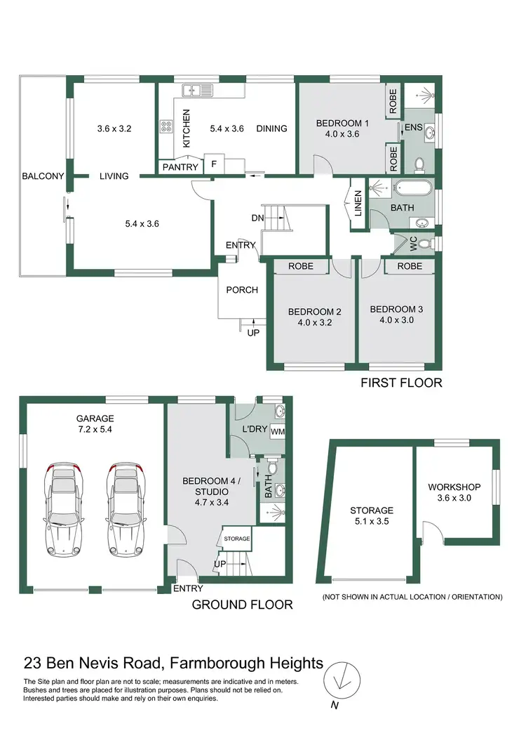 Floorplan of Homely house listing, 23 Ben Nevis Road, Farmborough Heights NSW 2526