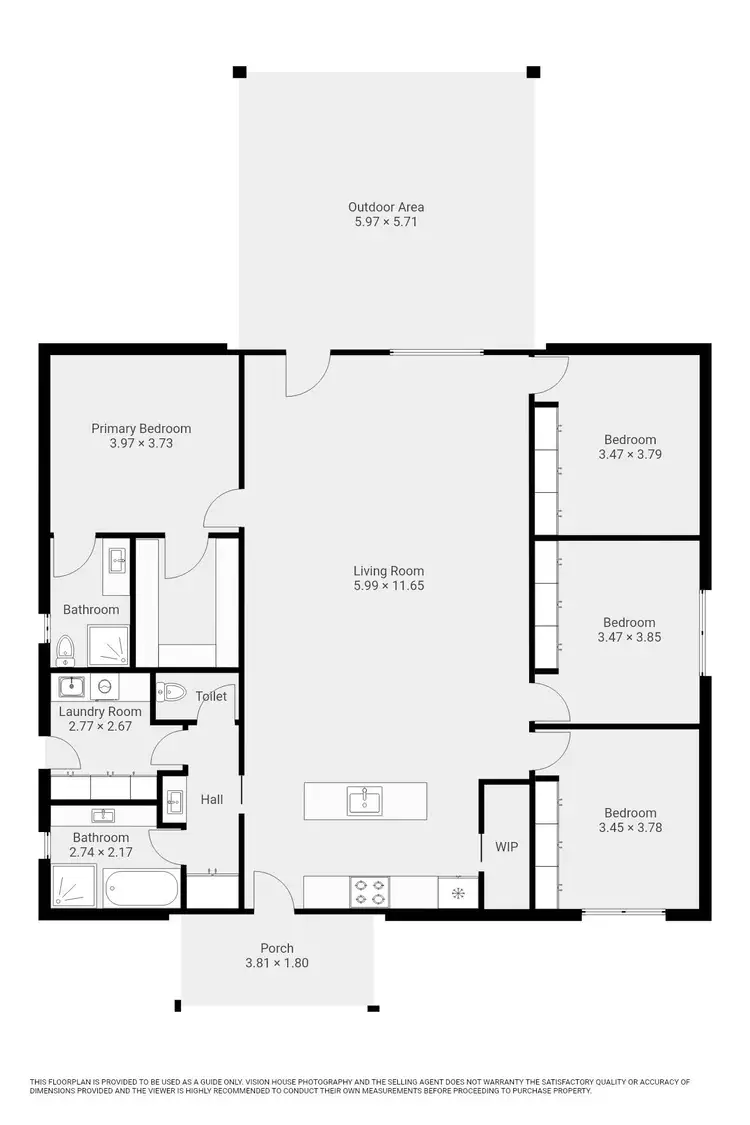 Floorplan of Homely rural property listing, 340 West Wilcannia Road, Menindee NSW 2879