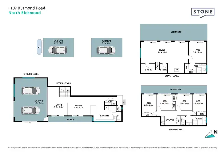 Floorplan of Homely rural property listing, 1107 Kurmond Road, North Richmond NSW 2754