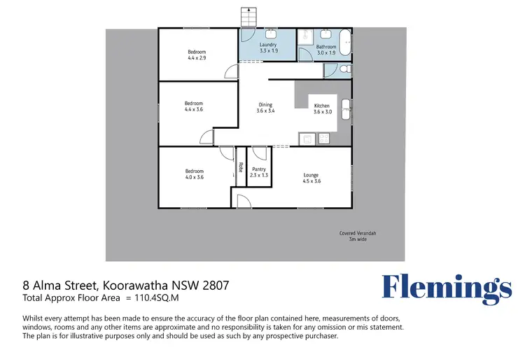 Floorplan of Homely house listing, 8 Alma Street, Koorawatha NSW 2807