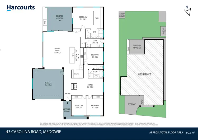 Floorplan of Homely house listing, 43 Carolina Road, Medowie NSW 2318