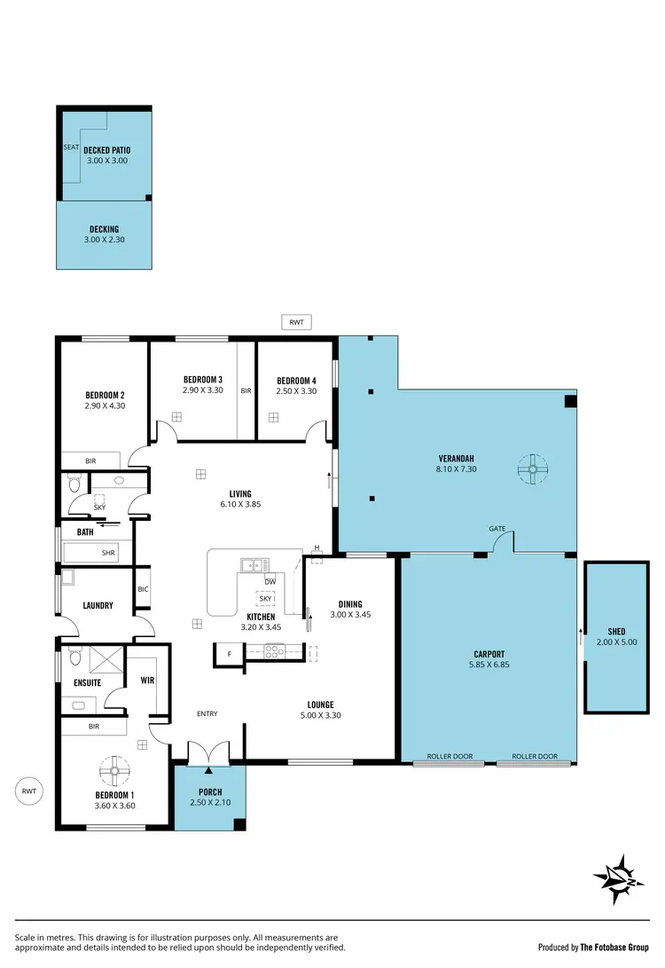 Floorplan of Homely house listing, 42 Rousillion Promenade, Old Reynella SA 5161